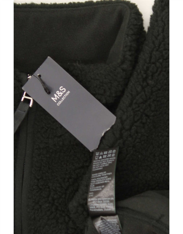 Женская флисовая куртка Marks & Spencer UK 20 2XL зеленая полиэстер