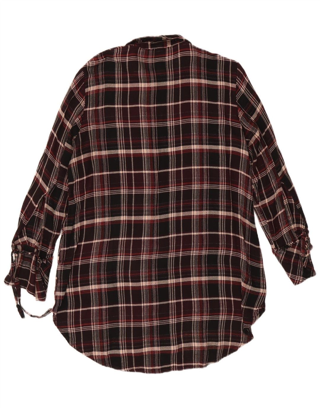 Next Женское платье-рубашка UK 18 XL в красную клетку из вискозы