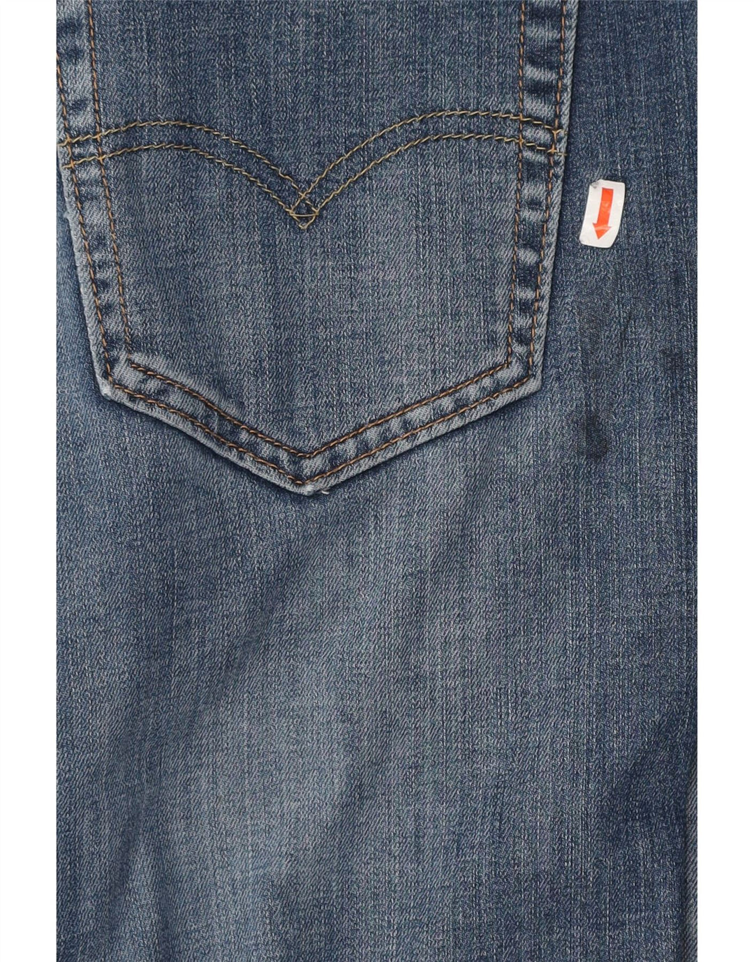 Мужские прямые джинсы LEVI'S 514 W34 L30 синие, хлопок