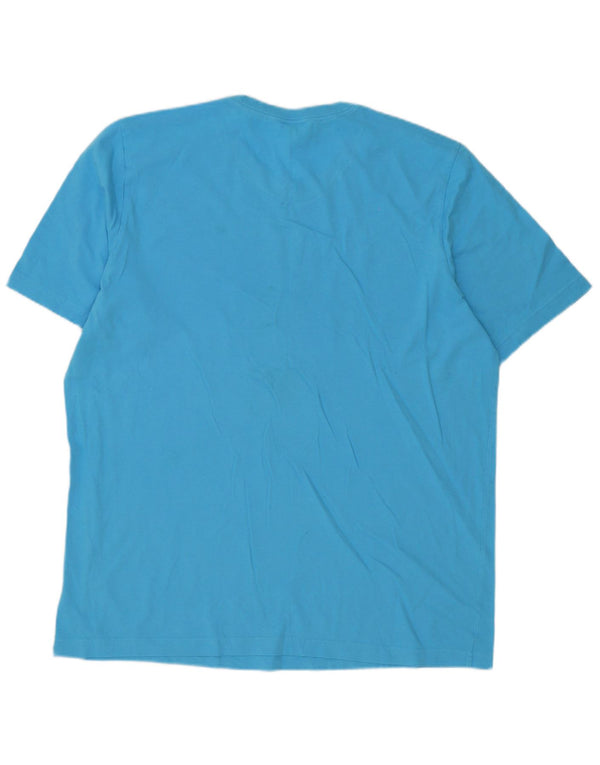 Мужская футболка с рисунком Adidas Top XL, синяя, хлопок