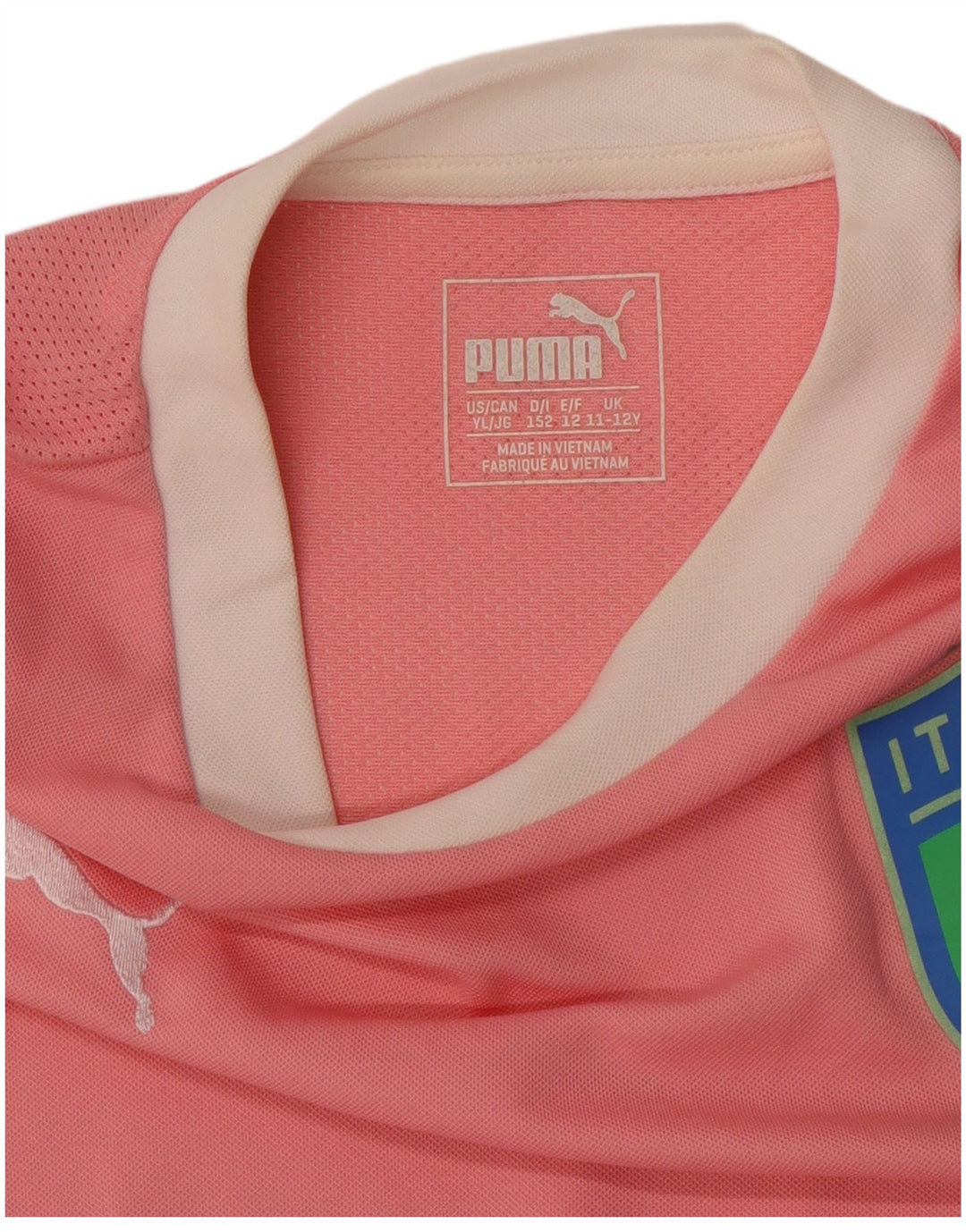 Футболка с рисунком PUMA Girls Italia, розовый цвет, 11–12 лет