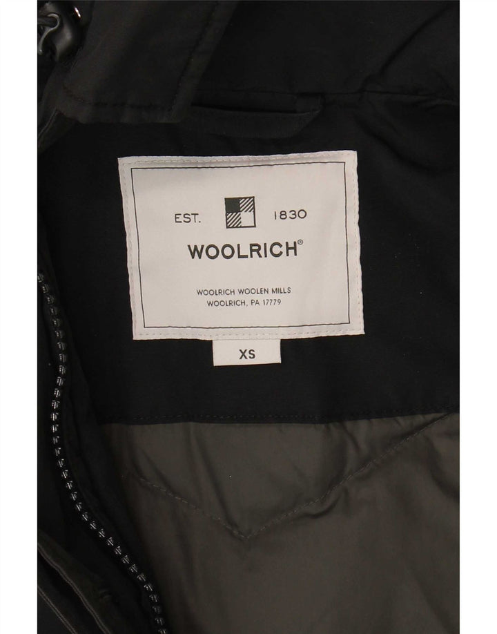 Женская пуховая куртка оверсайз с капюшоном Woolrich UK 6 XS, черная