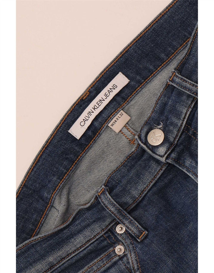 Мужские прямые джинсы Calvin Klein W34 L32 синие