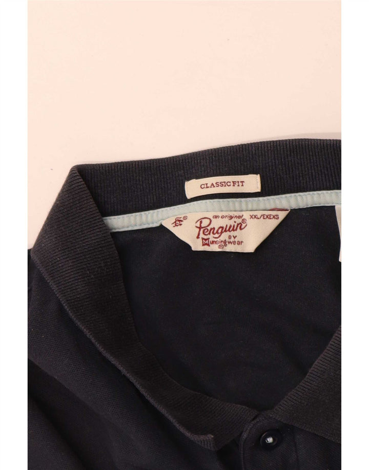 Мужская рубашка поло классического кроя Penguin 2XL темно-синяя