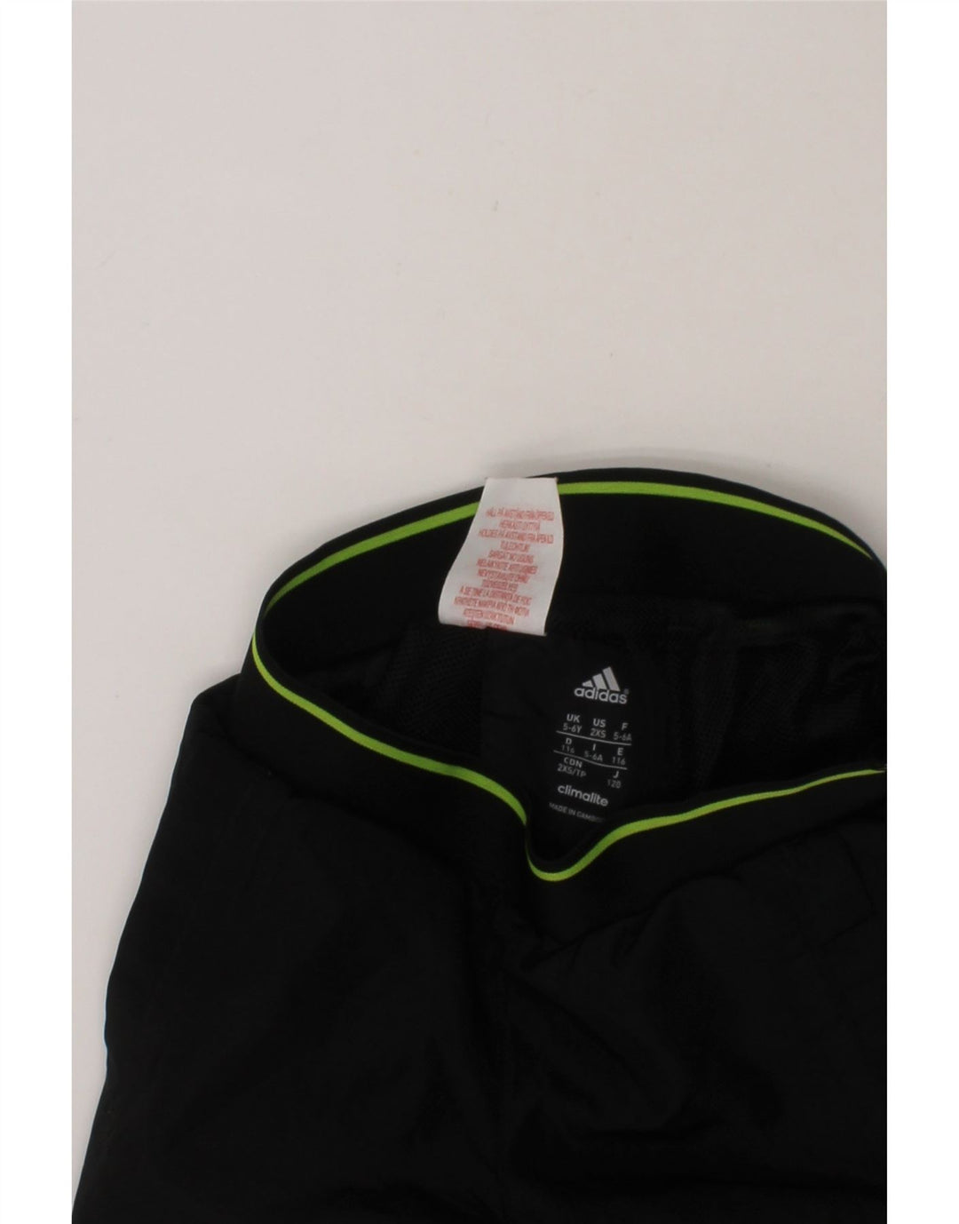 ADIDAS Boys Climalite Sport Shorts 5-6 Years  Black Polyester Vintage Adidas and Second-Hand Adidas from Messina Hembry 