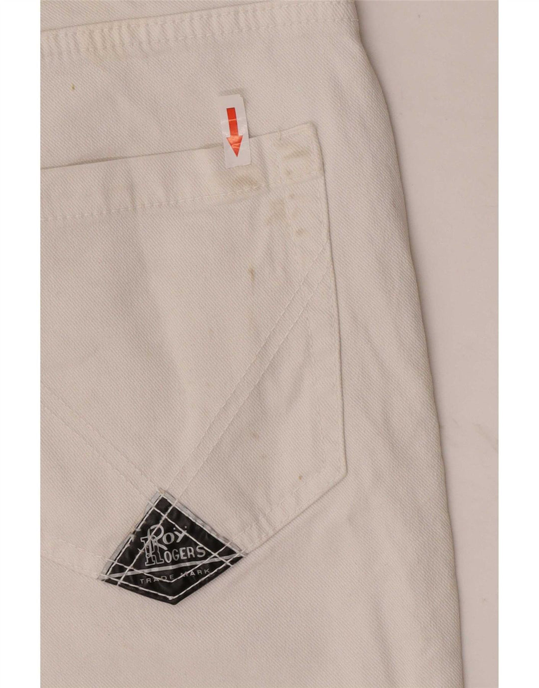 Женские джинсовые шорты Roy Rogers IT 44 Medium W30 Белый хлопок