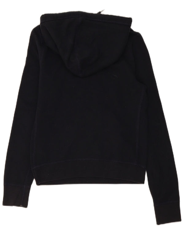 Женский джемпер с капюшоном с рисунком Abercrombie & Fitch UK 12, средний черный, хлопок