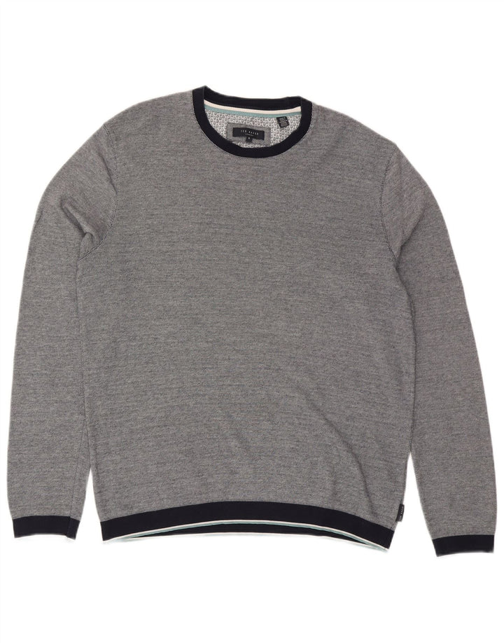 Мужской свитер TED BAKER, джемпер, размер 5 XL, темно-синий, хлопок