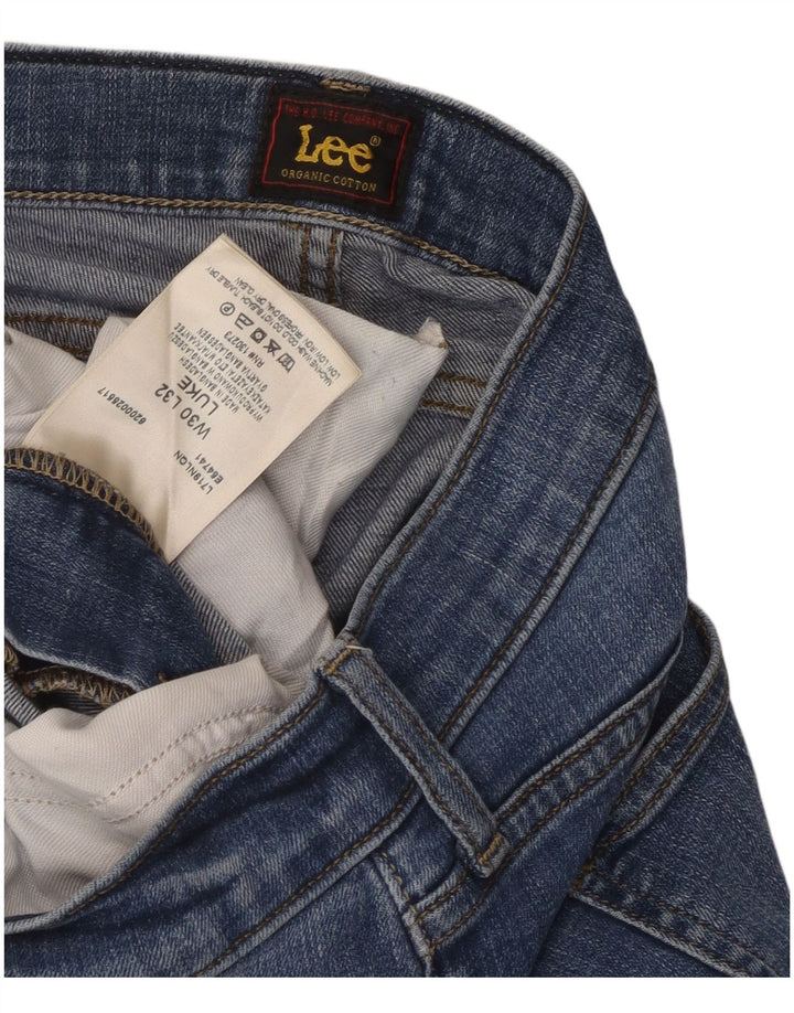 Мужские джинсы Lee Luke Slim W30 L32, синий хлопок