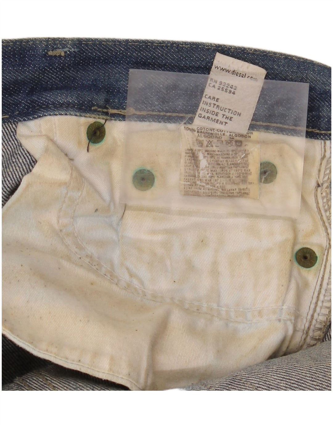 Женские джинсы Bootcut Diesel W32 L32 синие, хлопок