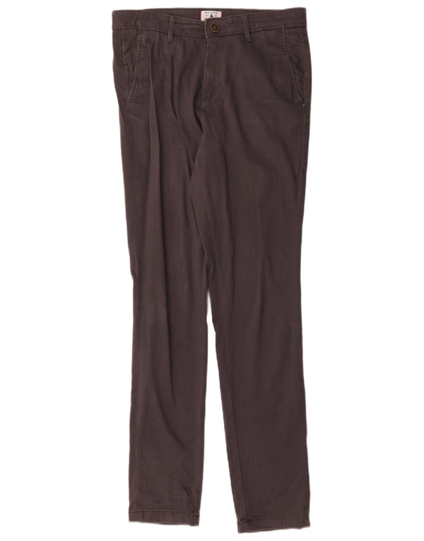 Женские узкие брюки чинос Jack & Jones W28 L32, серые, хлопковые