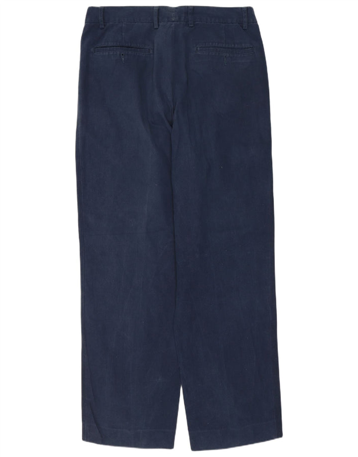 MISSONI Мужские костюмные брюки с привязкой IT 48 Medium W30 L30 Темно-синий хлопок