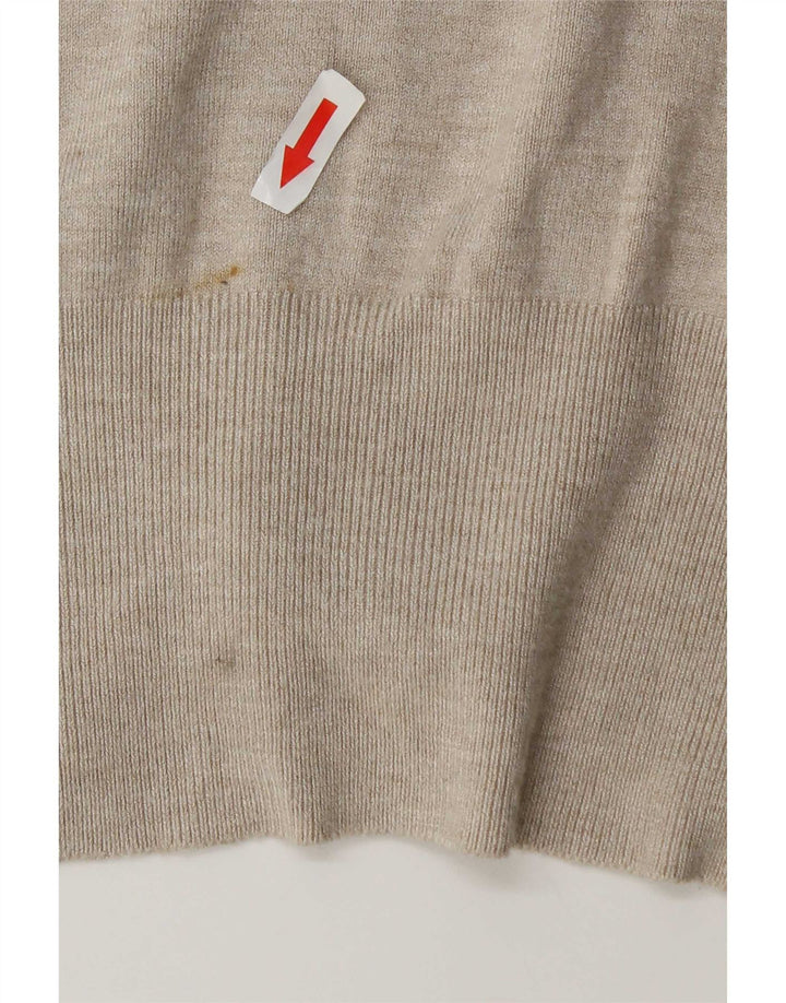 Женский кардиган Zara UK 14, средний бежевый вискоза
