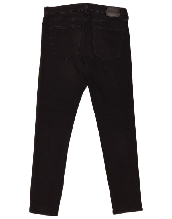 Мужские джинсы скинни Hollister W34 L34, черный хлопок