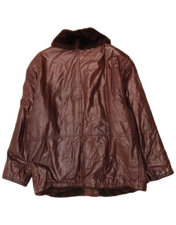 Мужская кожаная куртка Douglas EU 52 XL Коричневая классическая