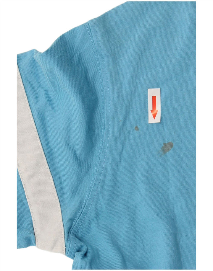 Футболка Ellesse с рисунком для мальчиков, топ 13–14 лет, синий хлопок