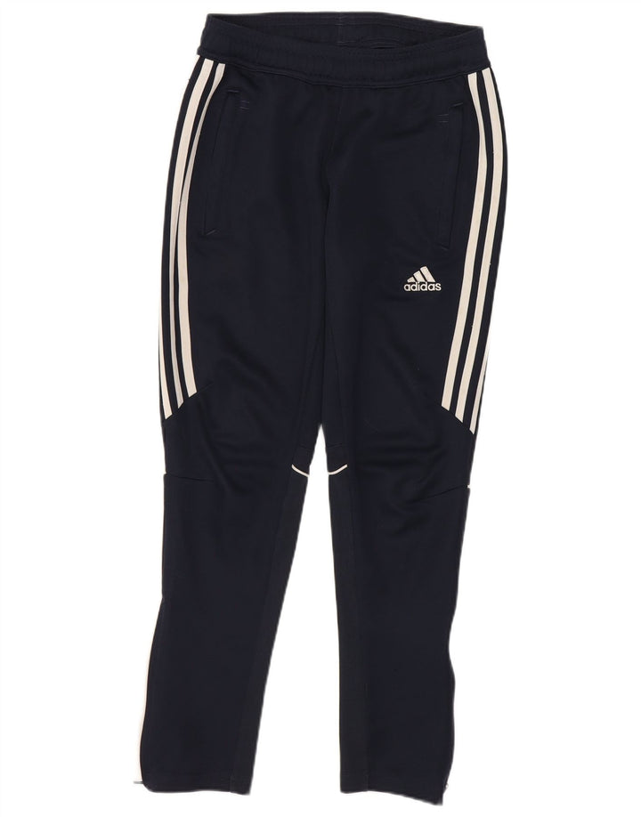 Спортивные брюки Adidas для мальчиков 9-10 лет, темно-синий, полиэстер