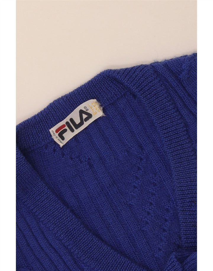 Fila Женский Кардиган Свитер IT 44 Средний Синий