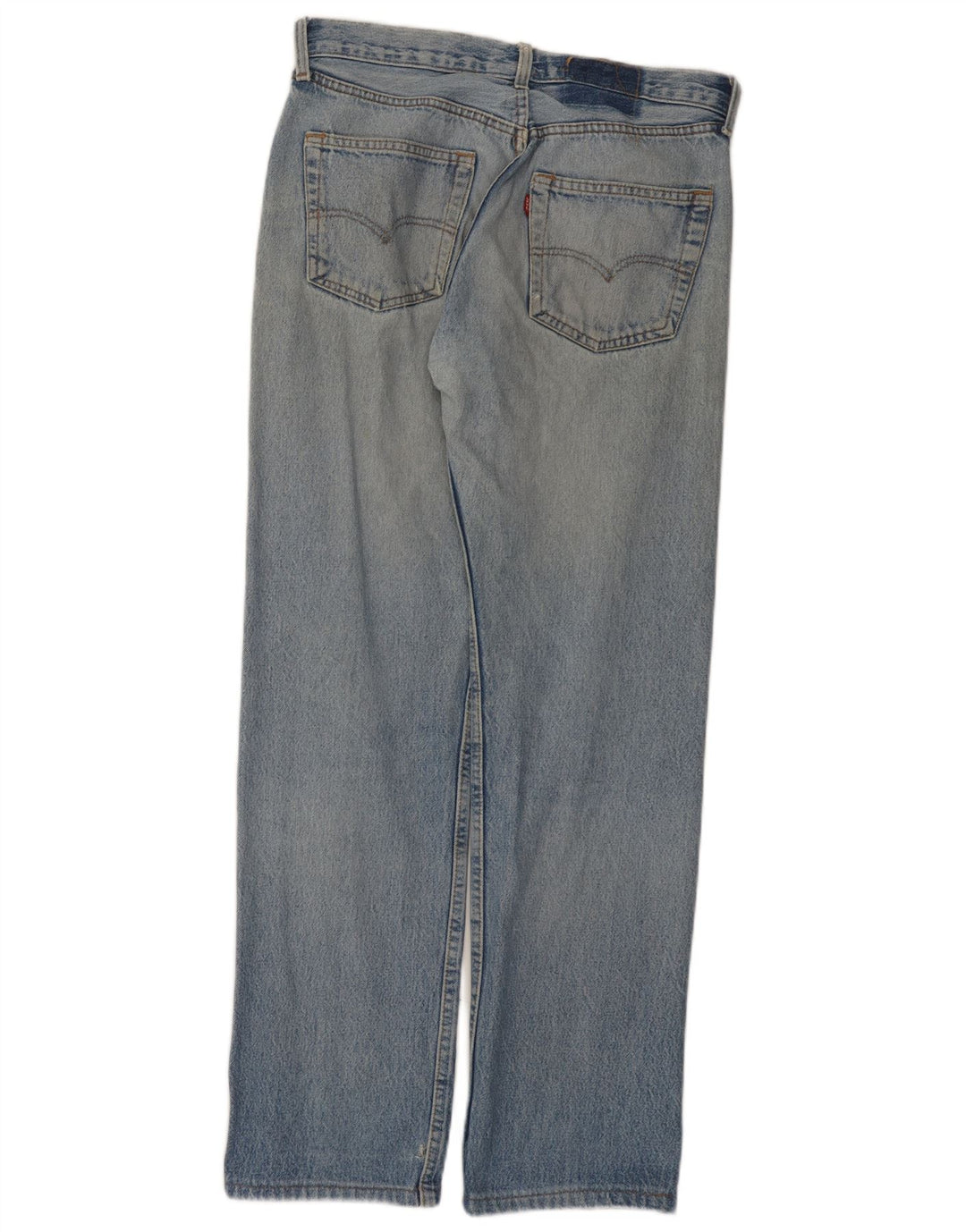 Женские прямые джинсы Levi's 501 W34 L31 синие, хлопок