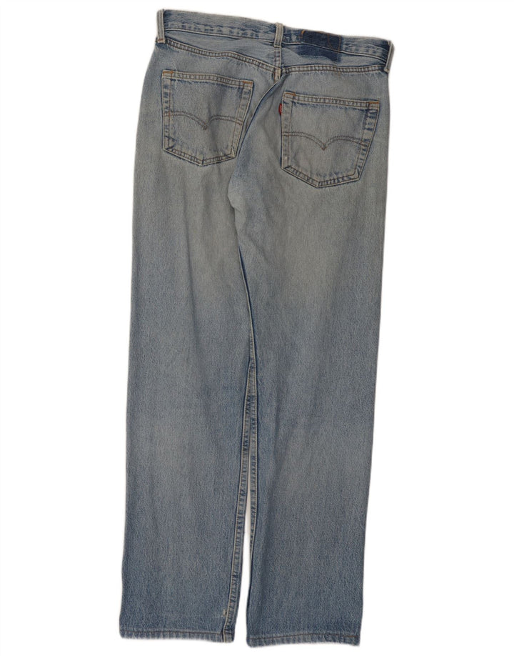 Женские прямые джинсы Levi's 501 W34 L31 синие, хлопок