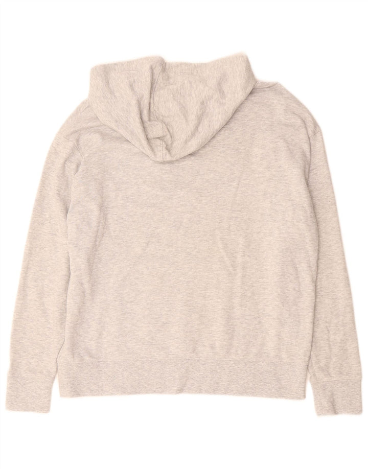 Женский джемпер с капюшоном CHAMPION UK 14, хлопок среднего серого цвета с крапинками