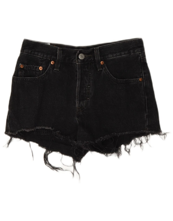 Женские джинсовые шорты Levi's 501 W24 XS Серые хлопковые
