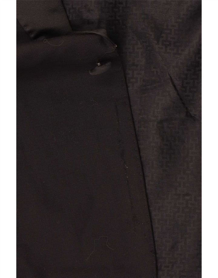 Мужской пиджак на 1 пуговице Marks & Spencer, Великобритания, 46 XL, черный, новый, шерстяной