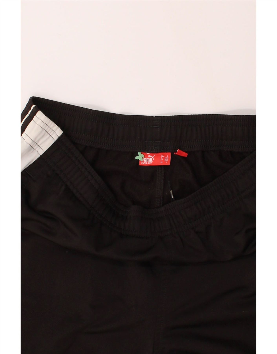PUMA Mens Tracksuit Trousers Large Black Colourblock Polyester Vintage Puma and Second-Hand Puma from Messina Hembry 