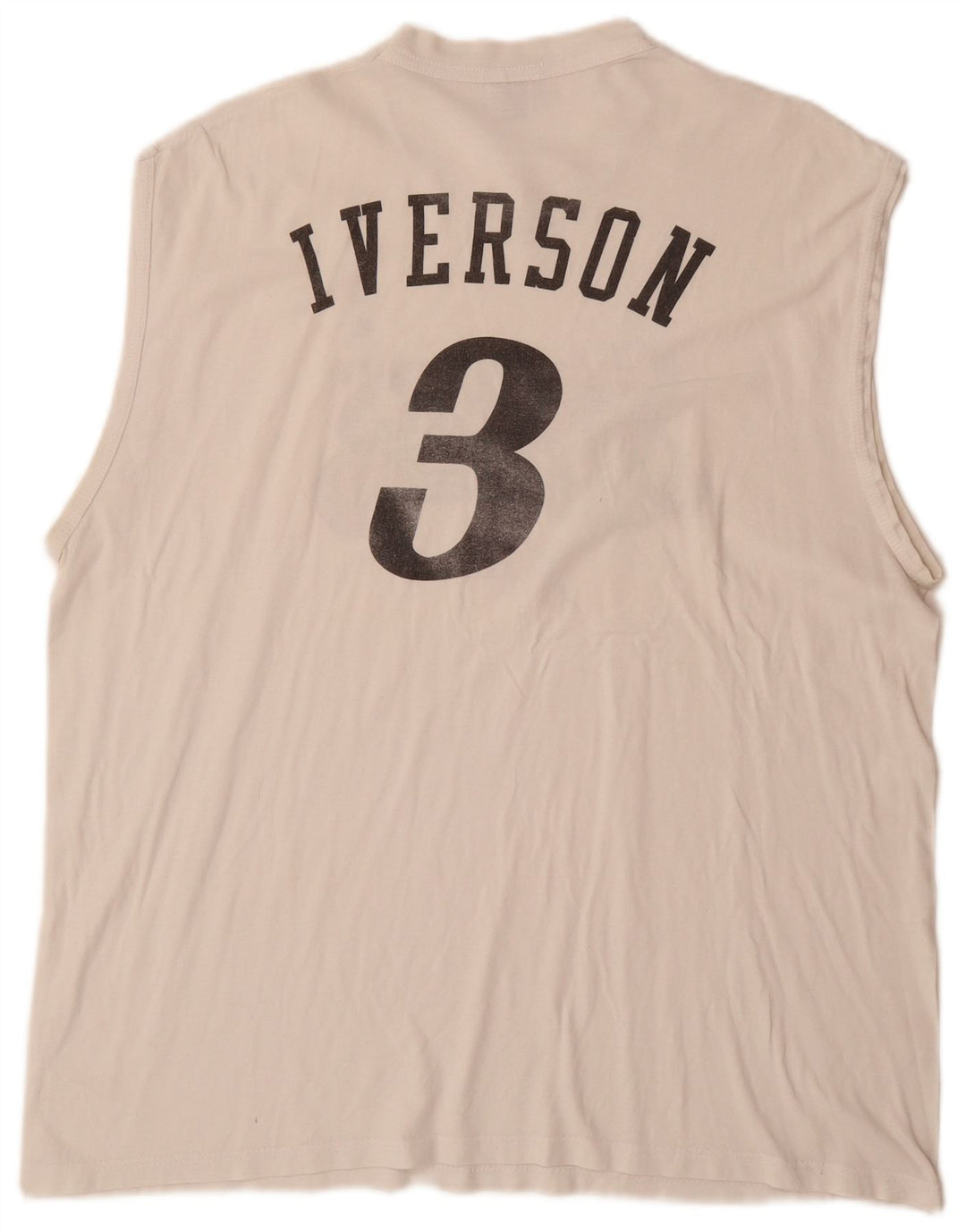 Мужской жилет CHAMPION Allen Iverson Philadelphia с графическим рисунком 2XL Off White