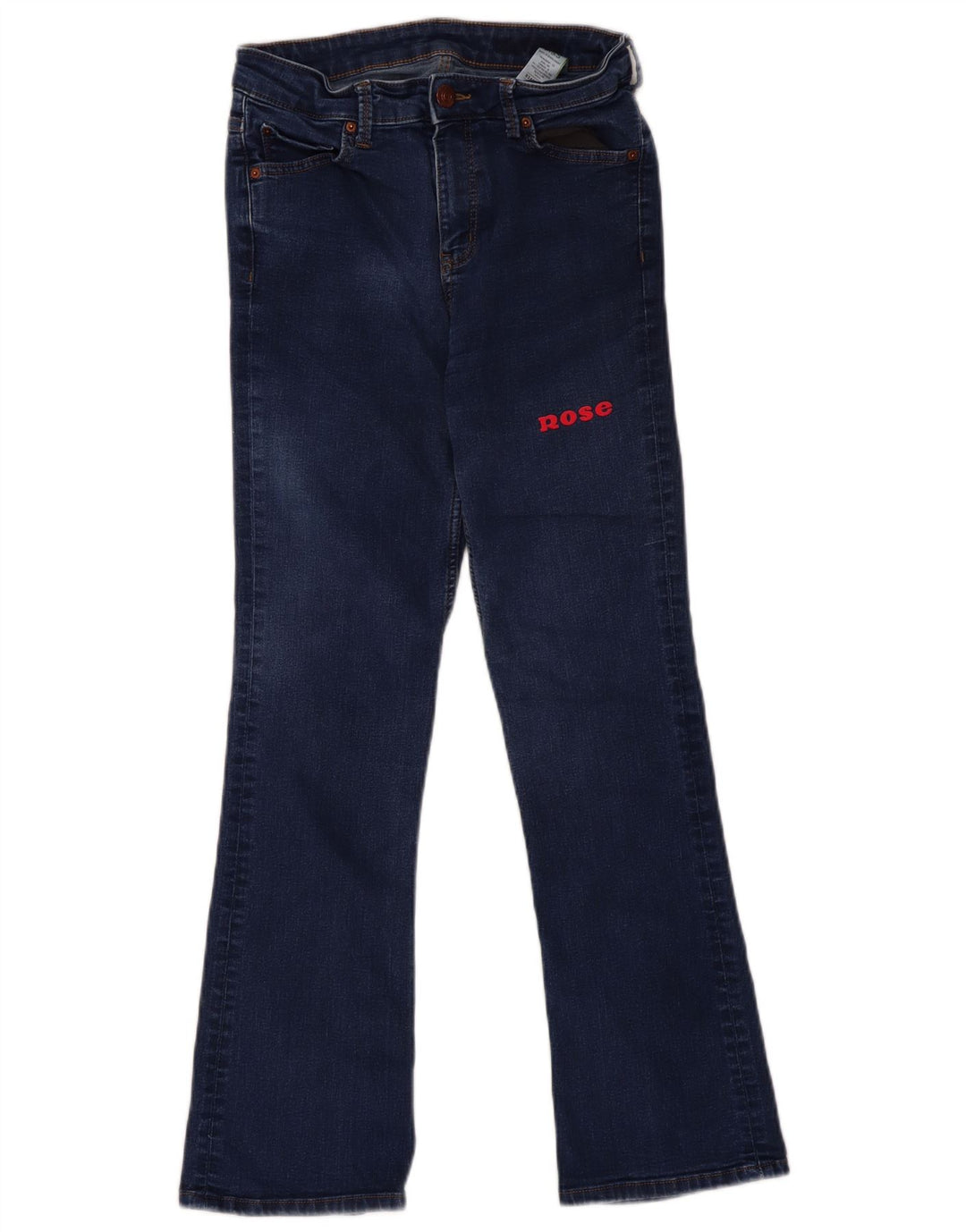 Женские джинсы Marks & Spencer Rose Bootcut UK 12, средние W32 L29, синие, хлопок