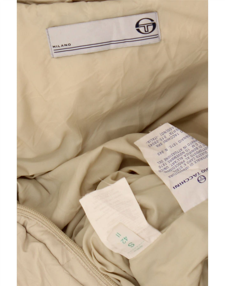 SERGIO TACCHINI Женская утепленная куртка с капюшоном IT 42 Средний Бежевый Полиэстер