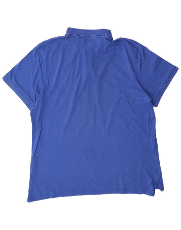 Мужская рубашка-поло NIKE XL, синяя, хлопок