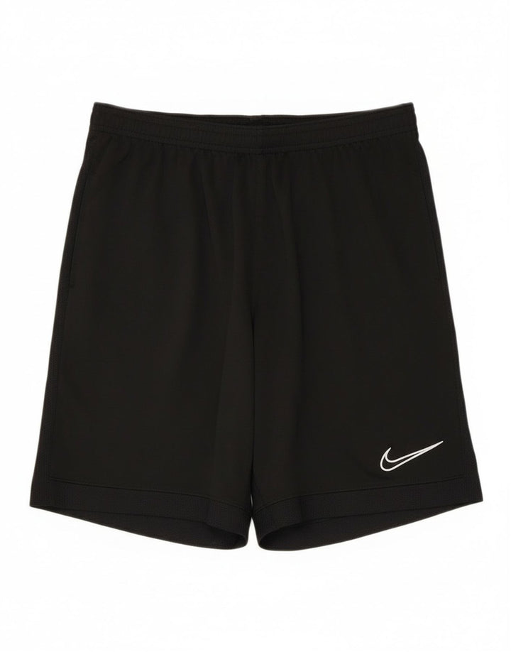 Мужские спортивные шорты Nike Dri Fit, маленькие черные, из полиэстера