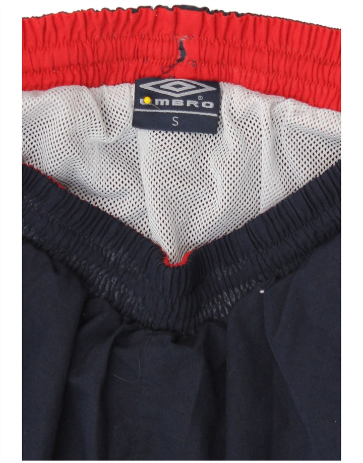 Umbro Мужские шорты для плавания с рисунком, маленькие, темно-синие, с цветными блоками