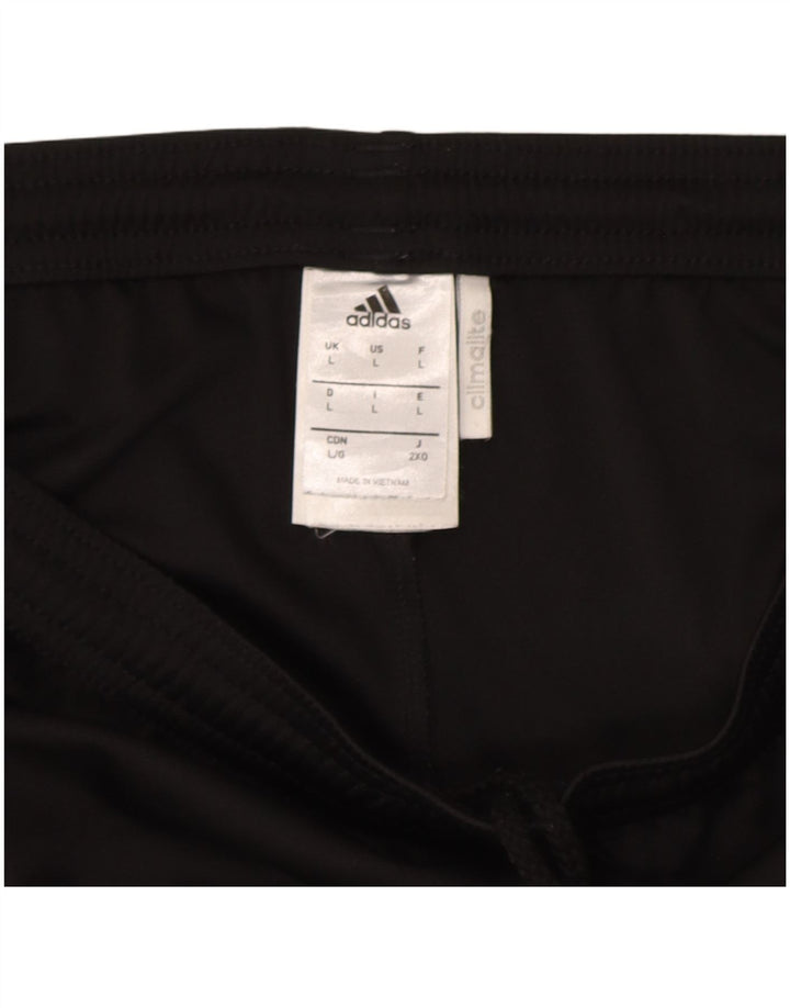 Мужские спортивные шорты Adidas Climalite, большие черные из полиэстера