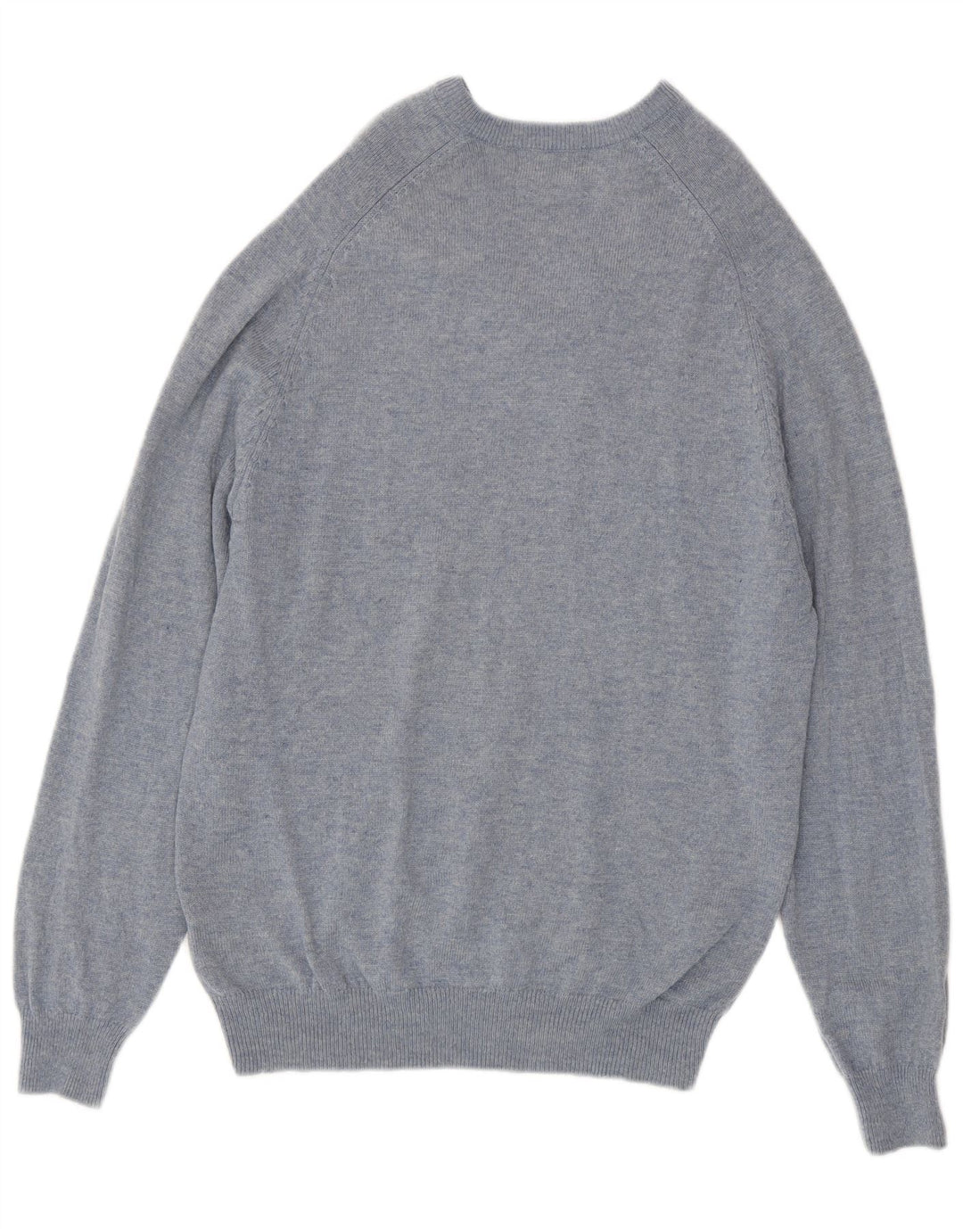 Мужской джемпер с v-образным вырезом Marks & Spencer Blue Harbour, средний синий
