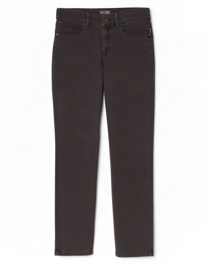 Женские узкие джинсы Armani W27 L28 Серые хлопковые
