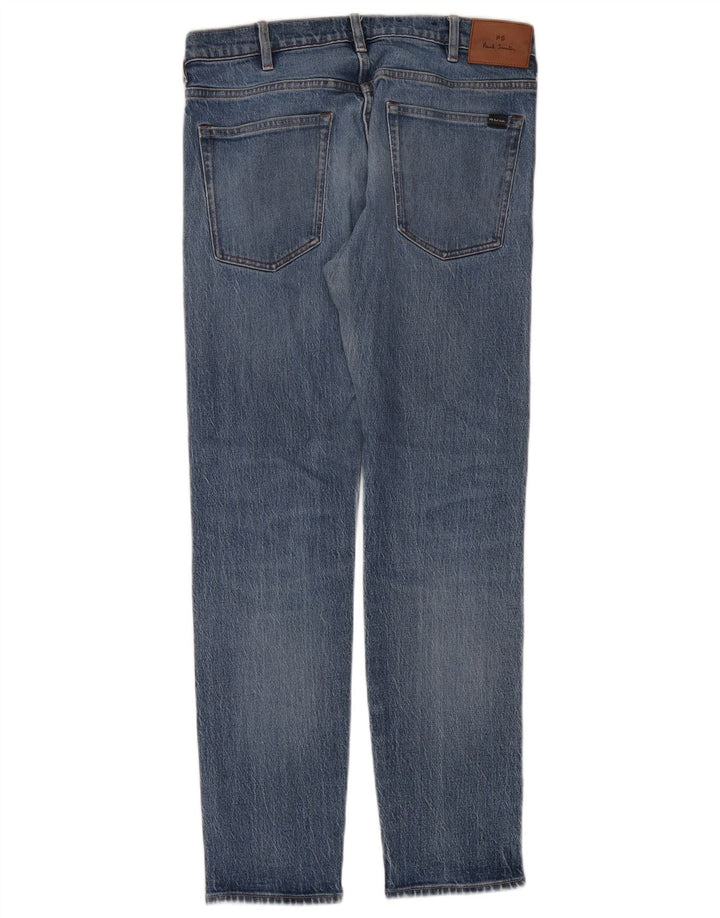 Мужские узкие джинсы Paul Smith W32 L30, синий хлопок