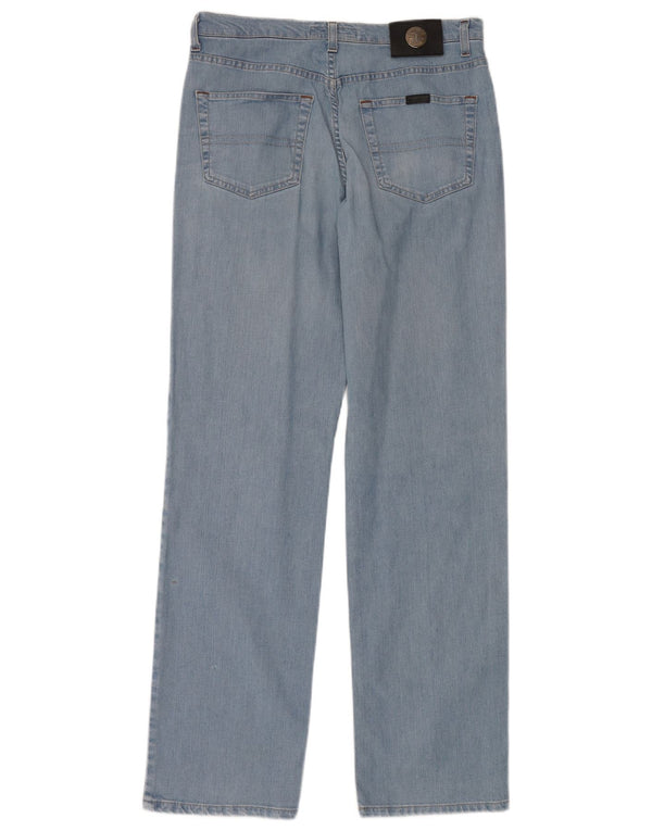 Мужские прямые джинсы TRUSSARDI 380 IT 49 Medium W33 L35 Синий хлопок