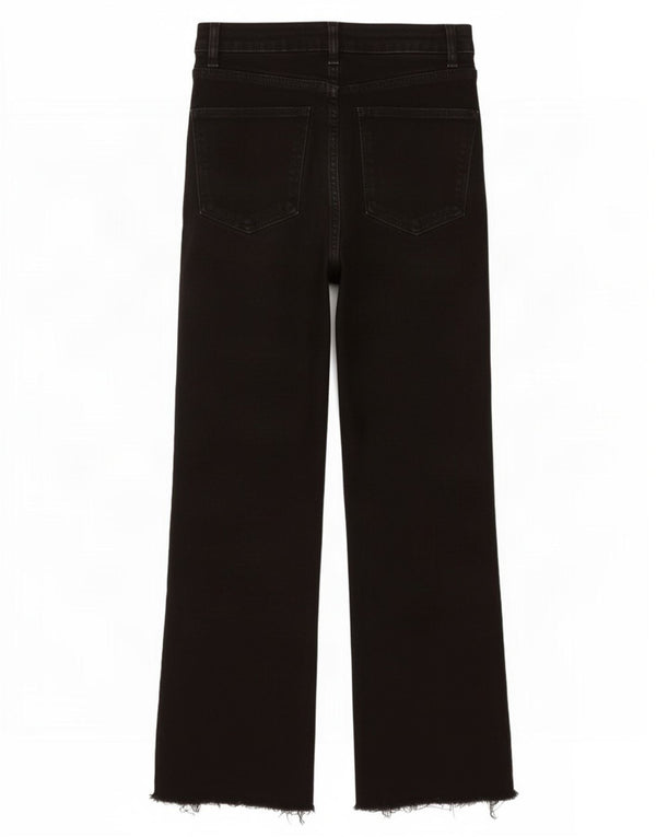 Женские укороченные джинсы Zara EU 36 XS W26 L24 черные