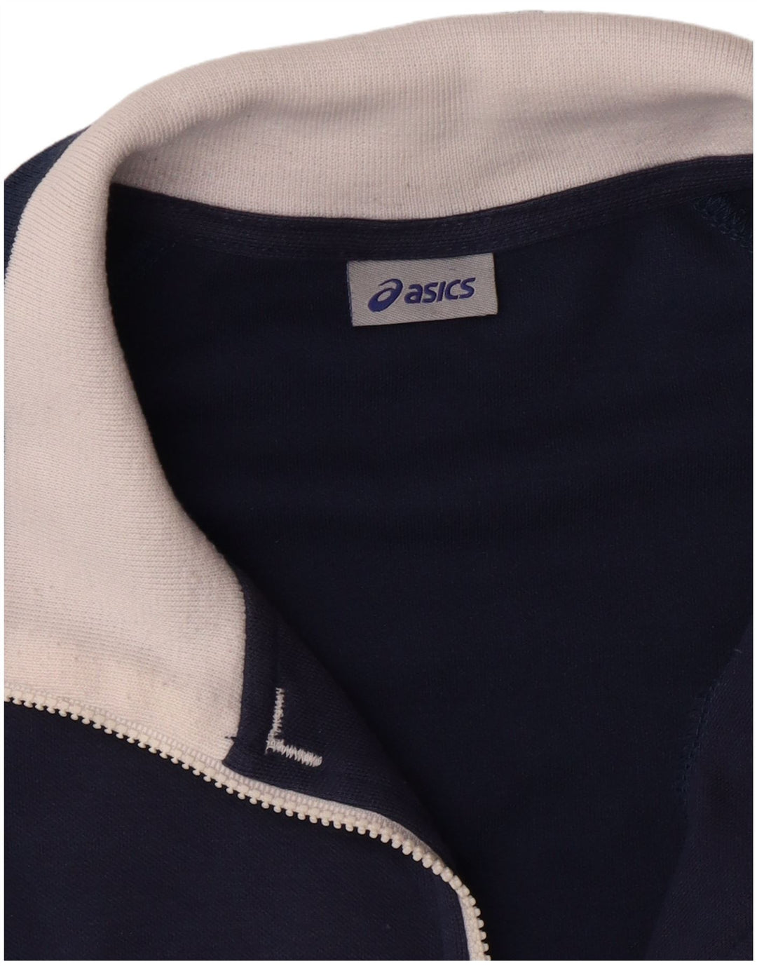 Мужской спортивный костюм ASICS, верхняя куртка 2XL, темно-синий, хлопок с цветными блоками