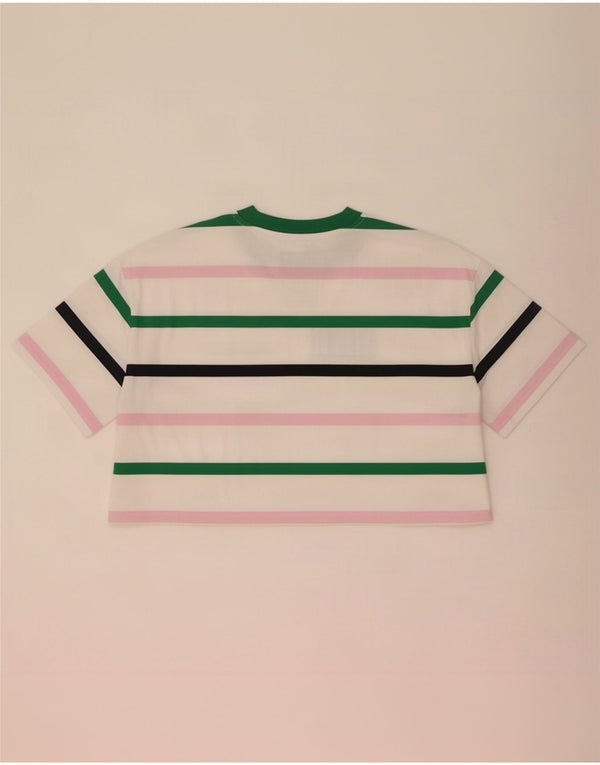 Женская укороченная футболка с рисунком Tommy Hilfiger UK 18 XL, белая полоска