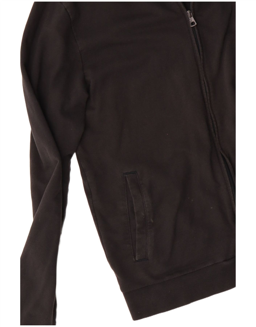 Мужской спортивный костюм Emporio Armani, верхняя куртка, средний черный хлопок, черный