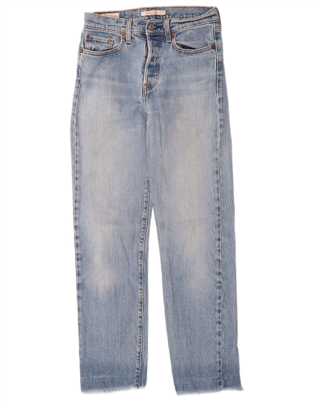 Женские прямые джинсы Levi's на танкетке W25 L28, синий хлопок