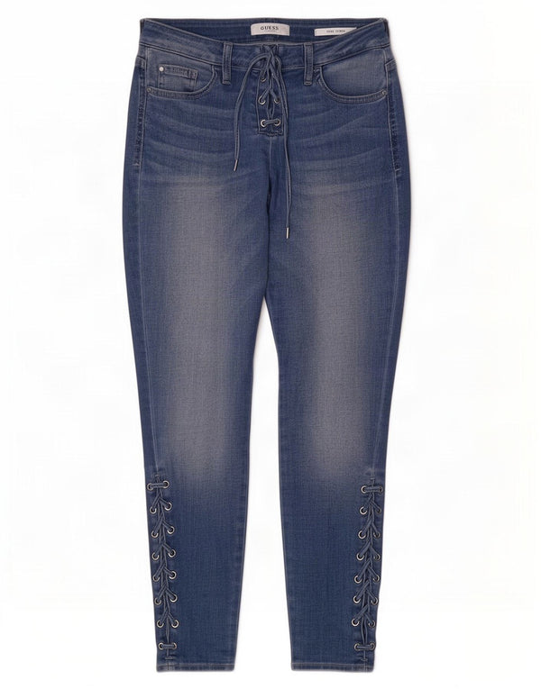 Женские джинсы скинни Guess Sexy Curve W27 L28 синие