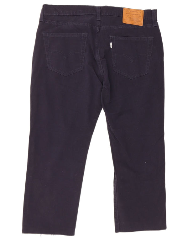 Мужские прямые повседневные брюки Levi's 511 W34 L23 темно-синие, хлопковые