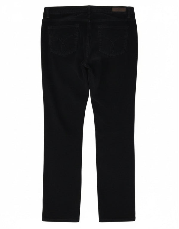 Женские узкие вельветовые брюки Calvin Klein, размер США 10, большие W30 L28, темно-синие