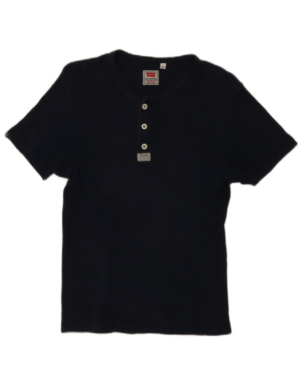 Женская футболка Levi's Top UK 14, темно-синяя, большая