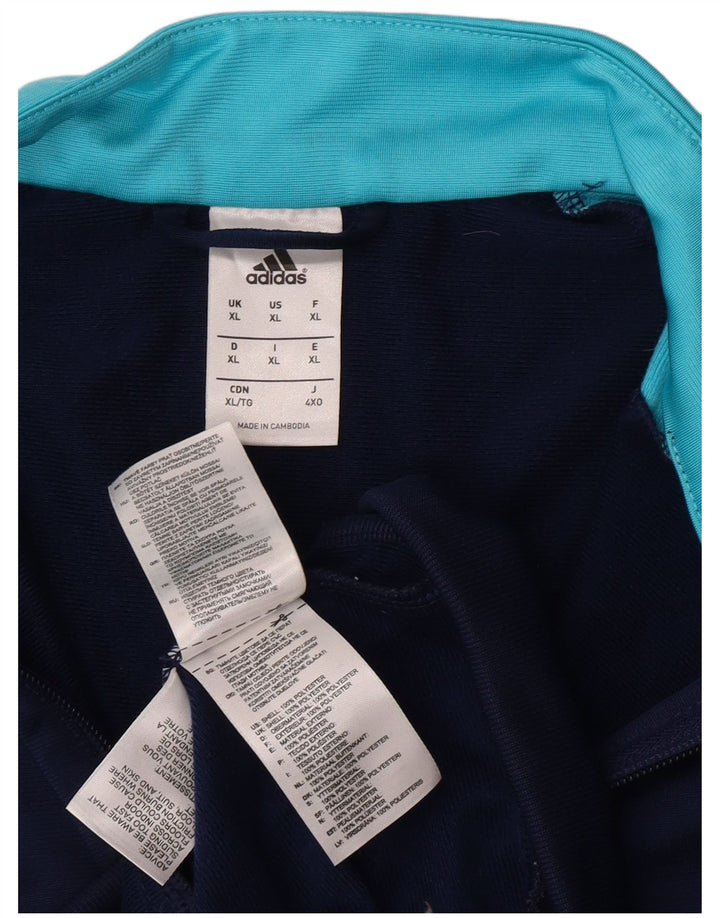 Мужской спортивный костюм Adidas Top Jacket XL Темно-синий Полиэстер с цветными блоками