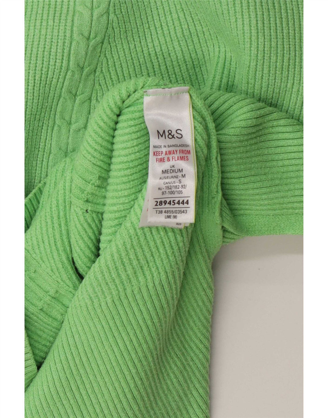 Женский джемпер с круглым вырезом Marks & Spencer UK 14, средний зеленый вискоза